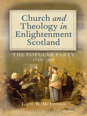 cover image of Church and Theology in Enlightenment Scotland